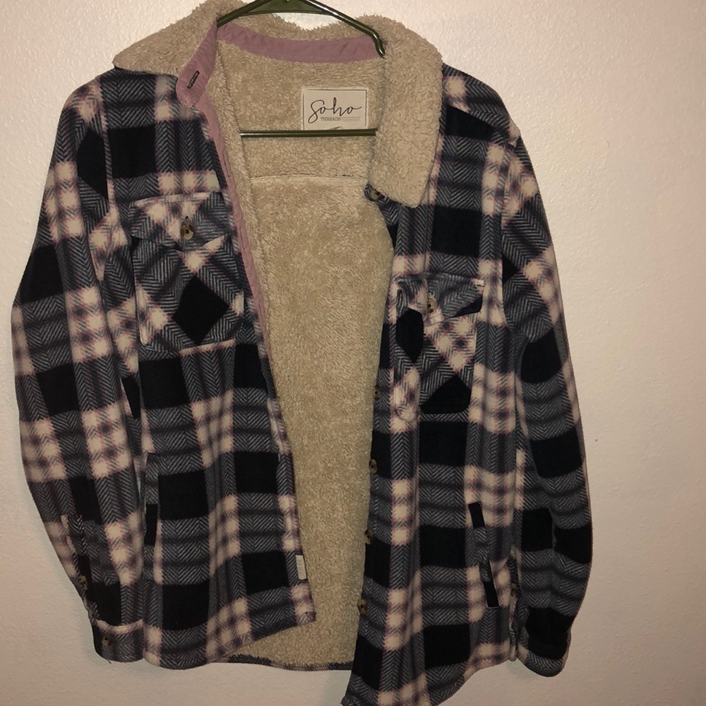 Flannel with fuzzy/warm lining